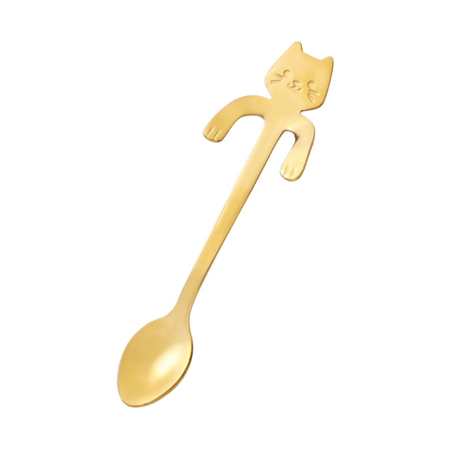 Colher de Inox Gatinho para Chávena