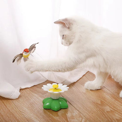 Electric Butterfly Cat Toy Shake Rotating Flying Automatic Humming Bird