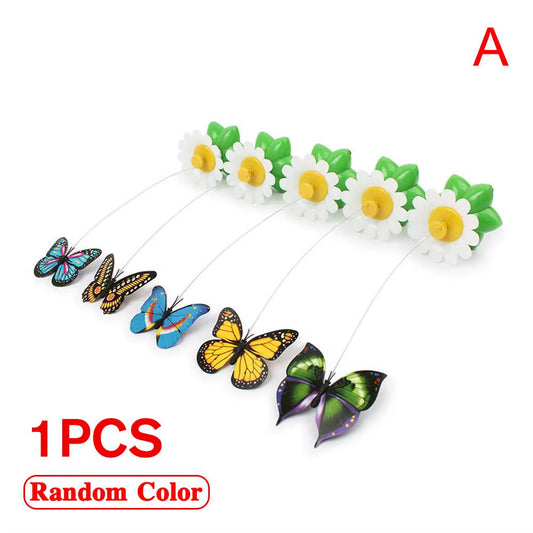Electric Butterfly Cat Toy Shake Rotating Flying Automatic Humming Bird