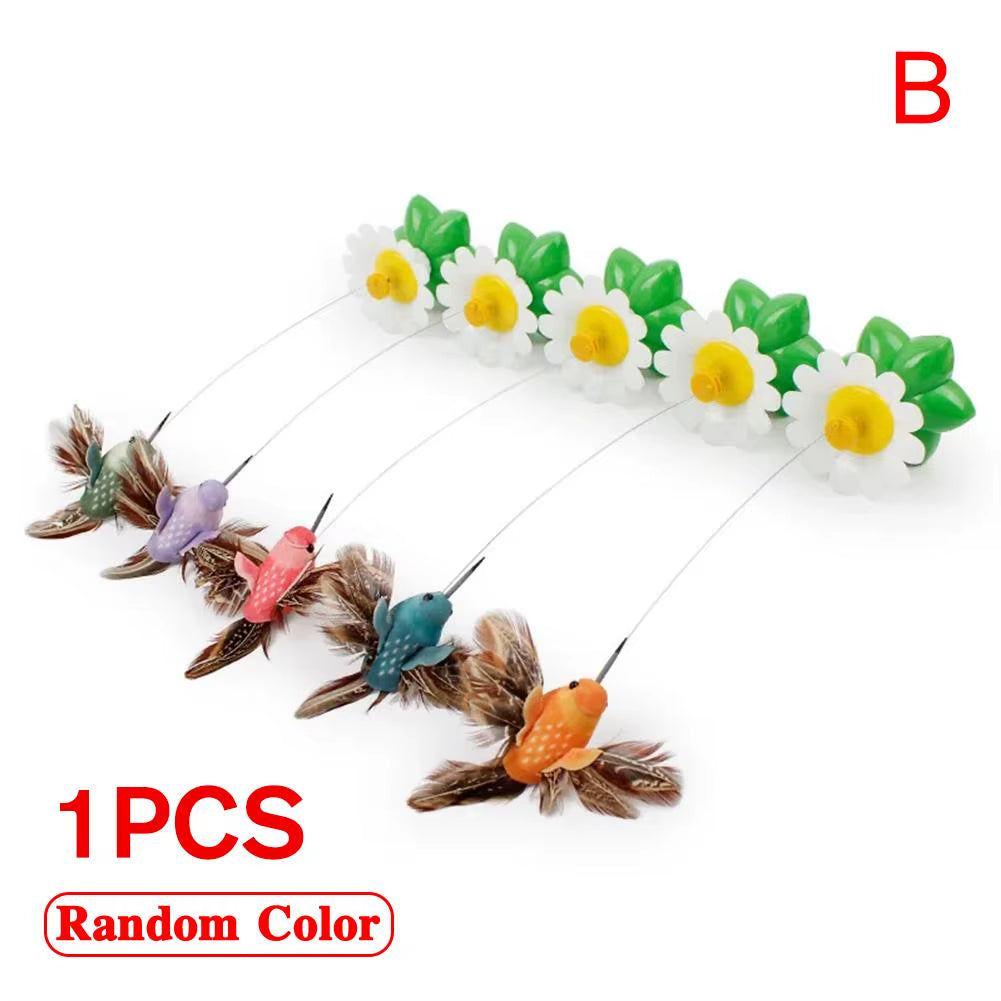 Electric Butterfly Cat Toy Shake Rotating Flying Automatic Humming Bird
